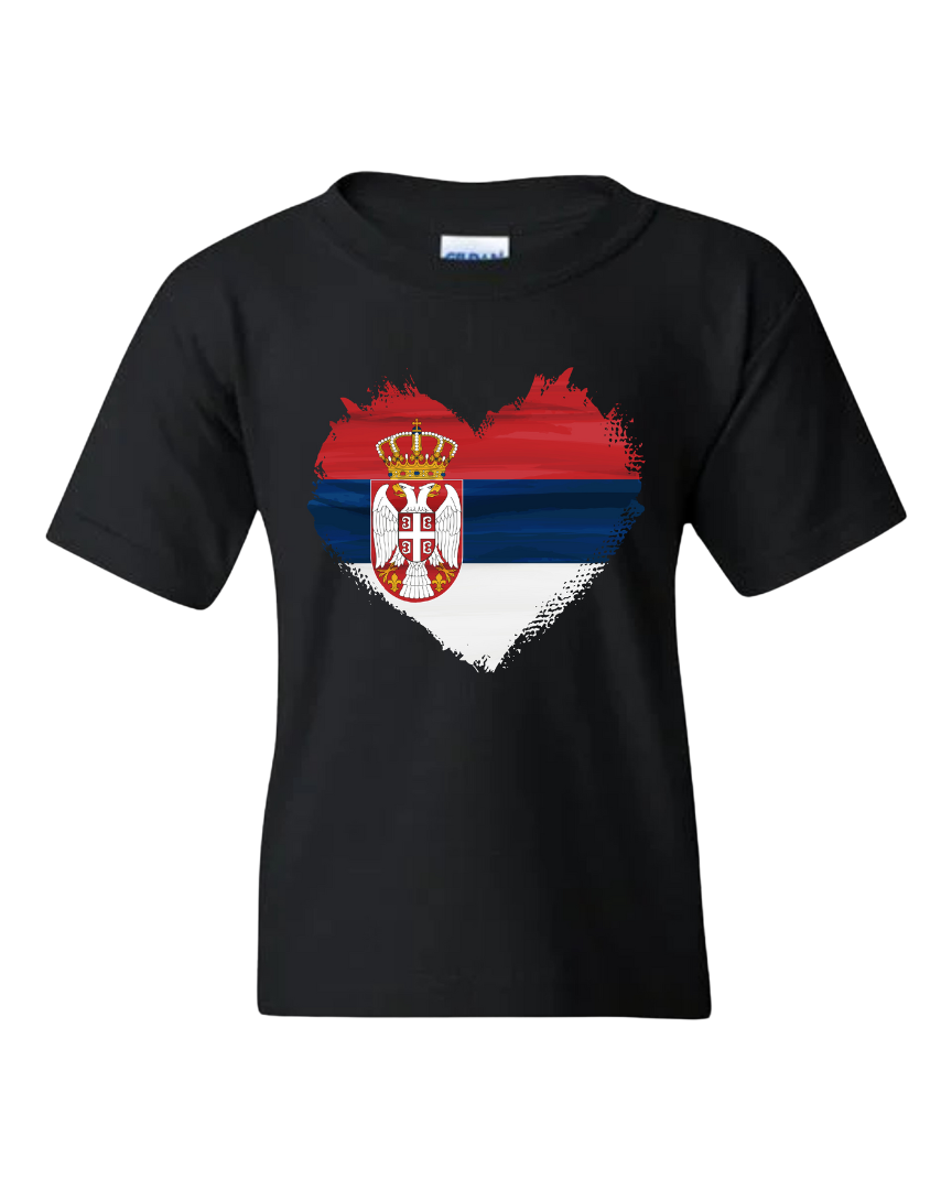 Dečija Majica Srce Srbija