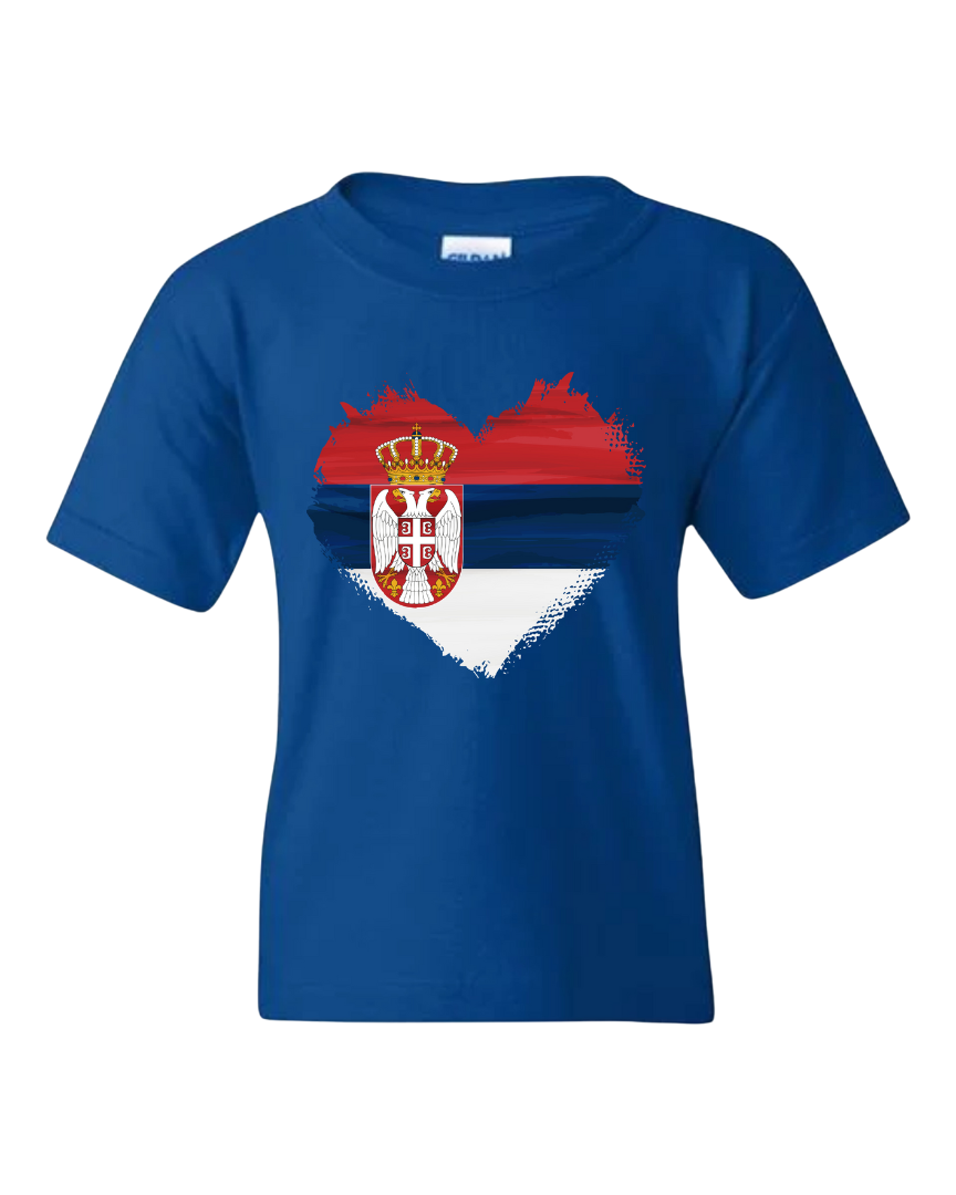 Dečija Majica Srce Srbija
