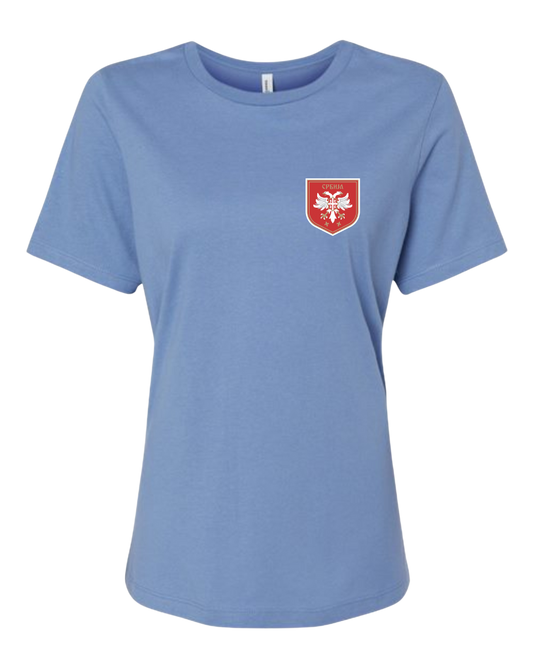 Svetlo Plava Ženska Majica - Grb Srbije