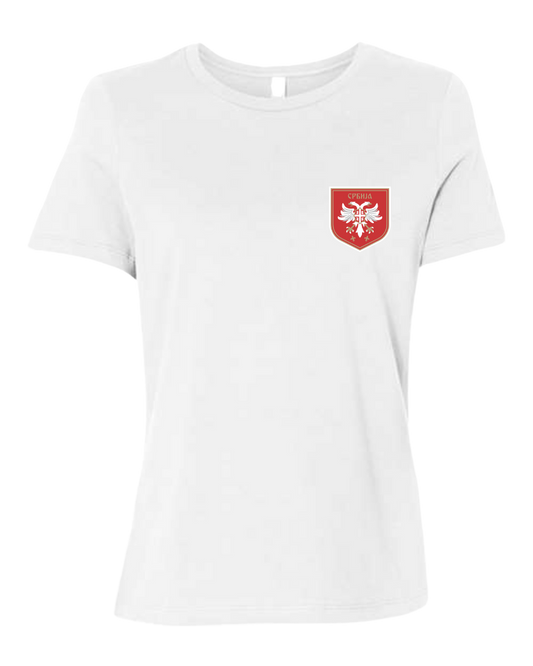 Bela Ženska Majica - Grb Srbije